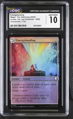 MTG FOIL Energybending - Avatar: The Last Airbender #002 CGC 10 GEM MINT - Image 1