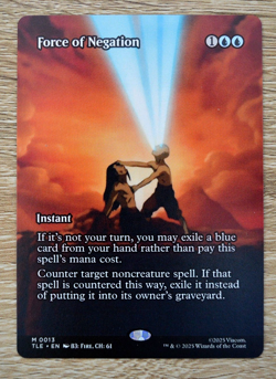Force of Negation (Borderless) - Avatar: The Last Airbender (TLE) NM x1 - Image 1