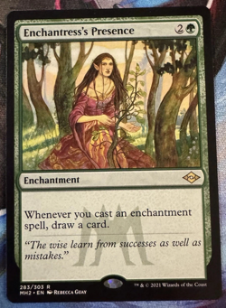 MTG Enchantress's Presence (MH2) Rare Enchantment Near Mint Magic the Gathering - Image 1
