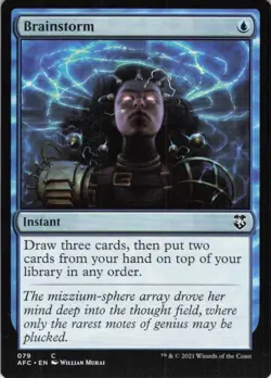 MTG Brainstorm (79) | NM | Adv. Forgotten Realms {AFC} - Image 1