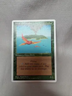 MTG 3x Birds of Paradise Alternate 4th Edition Regular Rare - Image 1