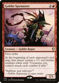 MTG - Goblin Spymaster (FRENCH EDITION) - Commander 2016 - X1 - (LP) - - Image 1