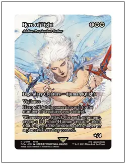 1x Hero of Light - Adeline, Resplendent Cathar, Final Fantasy, Magic MTG NM - Image 1