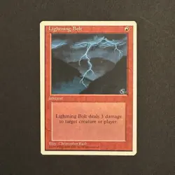 *** Lightning Bolt 4th Fourth *** NEVER PLAYED MTG Magic Gathering FAST SHIP - Image 1