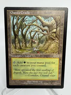 Magic The Gathering Urza's Saga English #321 Gaea's Cradle - Image 1