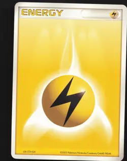 Lightning Energy Japanese Pokemon EX Ruby & Sapphire Near Mint or Better - Image 1