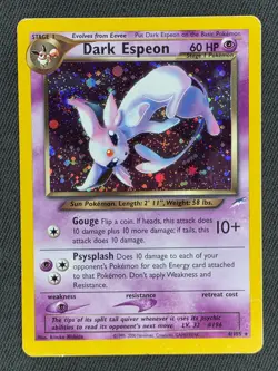 Dark Espeon 4/105 | Neo Destiny | Holo Pokemon Card WOTC MP-LP - Image 1