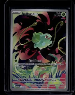Pokemon TCG Bulbasaur 133/132 Mega Evolution Illustration Rare NM - Image 1