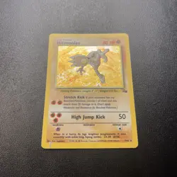Hitmonlee Fossil Set Holo Card 7/62 Pokemon TCG - Image 4