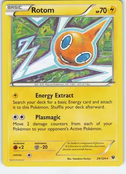 Rotom 24/124 Rare Normal XY - Fates Collide NM Pokemon - Image 1