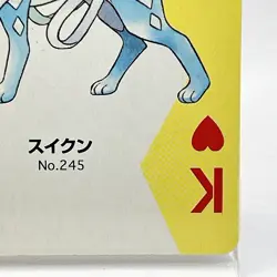 Pokemon Suicune #245 Playing Cards Gold Poker Pichu Nintendo Japanese Japan Rare - Image 5