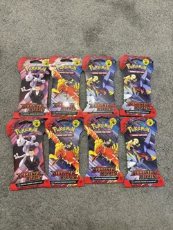 Pokemon TCG - Scarlet & Violet - Destined Rivals Sleeved Boosters - 8 Packs - Image 3
