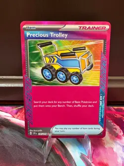 Precious Trolley 185/191 - Pokemon TCG SV08: Surging Sparks - ACE SPEC - NM - Image 1