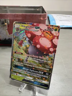 Pokemon Vileplume GX TCG Sun & Moon Cosmic Eclipse - Image 1