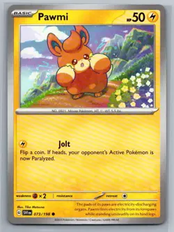 Pawmi 73/198 Scarlet & Violet Common Pokemon TCG 2023 - Image 1