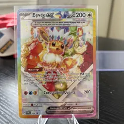 Pokemon SV: Scarlet & Violet Prismatic Evolutions SPC Eevee ex #174 Promo (1234) - Image 2