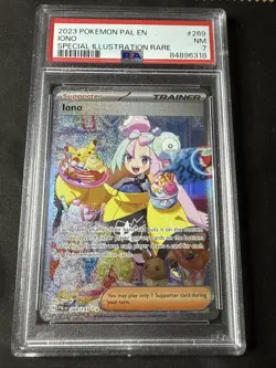 IONO 2023 POKEMON PALDEA EVOLVED SPECIAL ILLUSTRATION RARE B 269 PSA 7 - Image 1