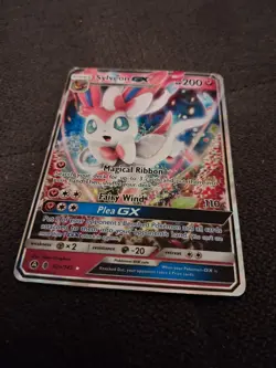 Pokemon TCG: Sylveon GX 92a/145 Promo Guardians Rising Sun and Moon Full Art - Image 1