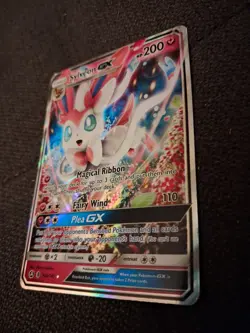 Pokemon TCG: Sylveon GX 92a/145 Promo Guardians Rising Sun and Moon Full Art - Image 2