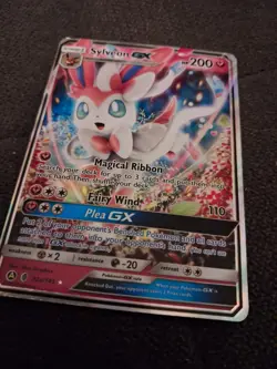 Pokemon TCG: Sylveon GX 92a/145 Promo Guardians Rising Sun and Moon Full Art - Image 3