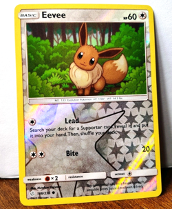 POKEMON EEVEE 166/236 REVERSE HOLO COSMIC ECLIPSE NM NEAR MINT - Image 1