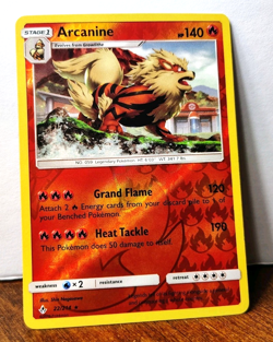 POKEMON ARCANINE 22/214 REVERSE HOLO RARE UNBROKEN BONDS NM NEAR MINT - Image 1