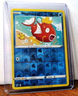 POKEMON MAGIKARP 039/192 REVERSE HOLO REBEL CLASH LP-NM PIKACHU IN BACKGROUND - Image 5