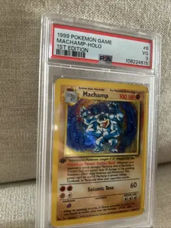 Pokemon TCG Machamp Holo Rare 1st Edition Base Set 8/102 - Image 3