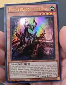 YuGiOh Primite Dragon Ether Beryl SUDA Supreme Darkness 1st Edition Ultra Rare! - Image 2