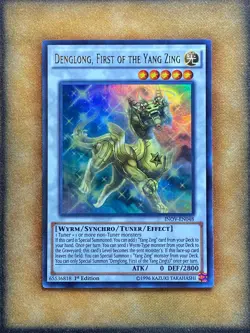 Yugioh Denglong, First of the Yang Zing INOV-EN048 Ultra Rare 1st Ed NM - Image 1