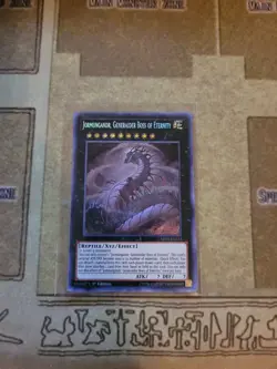 YUGIOH TCG JORMUNGANDR GENERAIDER BOSS OF ETERNITY MYFI-EN033 SECRET 1ST ED NM - Image 1