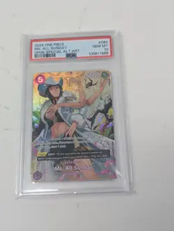 One Piece Card Game 2024 MS All Sunday SP Special Alternate Art OP06-064 PSA 10 - Image 1