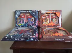 New Sealed Bandai One Piece Card Game: Illustration Box Vol.5 x2 and Vol.6 x2 - Image 1
