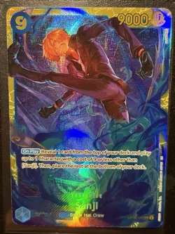 Sanji OP06-119 SEC -Wings of the Captain Foil (PRB02 Reprint) NM - Image 1