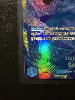 Sanji OP06-119 SEC -Wings of the Captain Foil (PRB02 Reprint) NM - Image 3