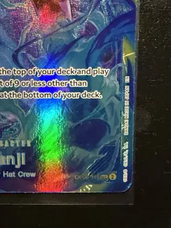 Sanji OP06-119 SEC -Wings of the Captain Foil (PRB02 Reprint) NM - Image 4