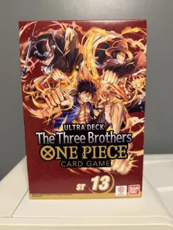 One Piece Ultra Deck: The Three Brothers (ST-13) English Edition, Sealed - Image 1