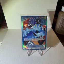 Jinbe Leader Alt Art OP14-040 One Piece THE AZURE SEA'S SEVEN English NM - Image 1