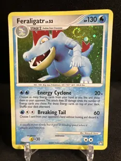 Feraligatr 8/123 Holo Pokemon TCG Card Mysterious Treasures 2007 - Image 1