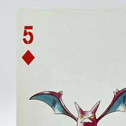 Pokemon Crobat #169 Playing Cards Gold Poker Pichu Nintendo Japanese Japan Rare - Image 2