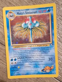 Misty's Tentacruel - 10/132 - Pokemon Gym Heroes Unlimited Holo Rare Card HP - Image 1