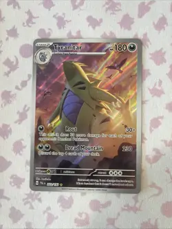 🔥 Tyranitar IR - Scarlet & Violet Pokemon TCG - Paldea Evolved Card 222/193 NM - Image 1