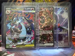 Pokemon TCG 3 Card Lot Mega Charizard X SIR Phantasmal Flames Mega Evolution NM - Image 1