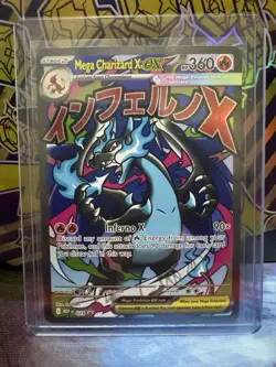Pokemon TCG 3 Card Lot Mega Charizard X SIR Phantasmal Flames Mega Evolution NM - Image 2