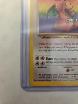 Pokemon TCG Dragonite Fossil 19/62 Non-Holo Unlimited Rare Card LP - Image 4