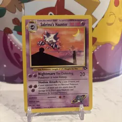 Sabrina's Haunter 55/132 Gym Challenge Non-Holo Pokemon Card TCG Unlimited NM - Image 1
