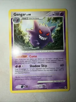 Pokemon Gengar Card 16/99 Arceus Regular Rare - Image 1