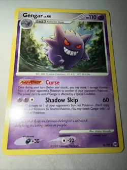 Pokemon Gengar Card 16/99 Arceus Regular Rare - Image 2
