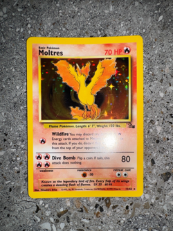 Pokemon TCG Cards Moltres 12/62 Fossil Holo Rare - Image 4