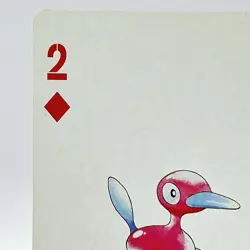 Pokemon Porygon2 233 Playing Cards Gold Poker Pichu Nintendo Japanese Japan Rare - Image 2